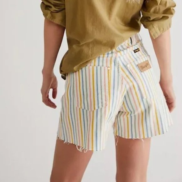 Wrangler NWT A-Line Stripe Shorts - Picture 3 of 10